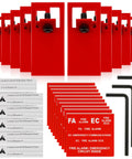 Fire Alarm Breaker Lockout Kit 10 Set Heavy Duty Metal Anti Accidental Shutdown for Home and Industrial Use