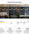 Modern Linear Pendant Light Set Featuring Six Glass Globe Shades Dimmable Gold Kitchen Island Fixture That Delivers Straight Up Main Stage Vibes To Your Dining Table And Open Concept Rooms Right Now with three light settings.