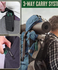 Three ways to carry a CNC Machined Multitool Pliers 27 In 1 EDC Tool With Pocket Knife Fire Starter Whistle Bottle Opener