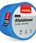 Blue Painter Tape 1 Inch By 55 Yards 3X Masking Tape For Renovation And DIY Projects Must Have Pro Grade Edge Control Easy To Peel