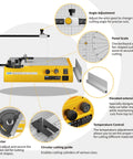 Hot Wire Foam Cutter With Elevated Cutting Table And Extendable Rail Pro Grade Temperature Control Up To 350 Degrees