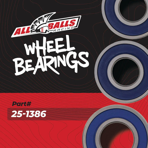 Heavy Duty Wheel Bearing Kit Replacement For UTVs, ATVs, And Dirt Bikes With ABEC3 Precision TC Double Bearings, Part 25-1386