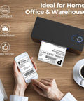 Wireless Bluetooth Thermal Label Printer Covers 4X6 Shipping Labels On The Fly No Sweat Setup with mobile printing setup.