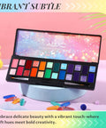 24 Color Jelly Gel Polish Kit Hema Free With Dual Brush Non Toxic Sheer set on display with vibrant hues in compact palette