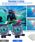 60m Waterproof Case For Hero 4K Action Camera Underwater Housing With Mount 196ft depth showing clear underwater photo