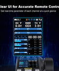 LCD interface on Beast 10 Channel RC Transmitter With 2.4Ghz Tech And Coach Mode For 1/8 1/10 1/18 1/24 Crawlers