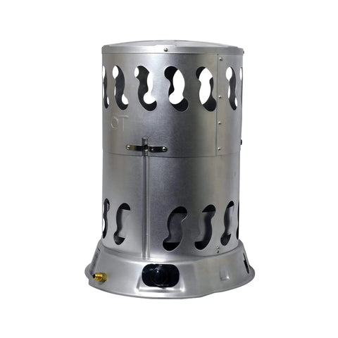 Convection Propane Heater 30 000 To 80 000 BTU Per Hour Heats Up To 2000 Sq Ft No Power Needed Fully Assembled With 10 Ft Hose And Regulator