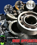 Premium White Lithium Grease Multi Purpose Lubricant for various applications including sprockets, gears, and hinges.