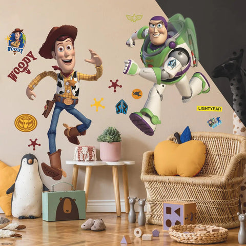 Buzz Lightyear Glow In The Dark Giant Peel And Stick Wall Decal - Easy Peel And Stick, Repositionable Without Residue on wall