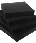 4 Pack High Resilience Polyurethane Foam Inserts For Packing Cushions And Tool Boxes Black Deformation Resistant Foam Inserts