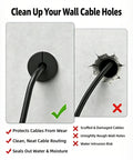 4 Pack 3/4 Inch Starlink Cable Grommets Silicone Wall Pass Through Kit for clean cable routing and wall hole protection