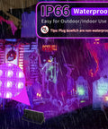 50W LED Black Lights With Switch And Plug Two Pack IP66 Waterproof For Indoor And Outdoor Glow Creates Realistic Fluorescent Effects With 385 To 400 Nanometer Light Party Ready Glow For Parties Venues And Home Rooms Up To 10x10 Feet. black light with 50 LEDs
