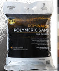 Bag of Domitor Game Changing Polymeric Sand With Ceramic Flex Technology For Paver Joints From One Eighth Inch Up To Four Inch In Charcoal Gray
