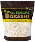 Dry Bokashi Bran Compost Starter For Kitchen And Outdoor Bins 2 Lbs Pack with resealable bag for food scraps.