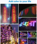 Individually Addressable Dream Color Lit RGB LED Pixels 500 Pack WS2811 12mm Diffused Lights for Outdoor Displays IP68 Waterproof
