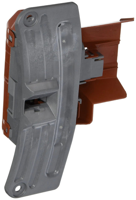 Washer Door Lock 134629900 Genuine Replacement Part For Frigidaire Washers, durable brown latch in close-up view