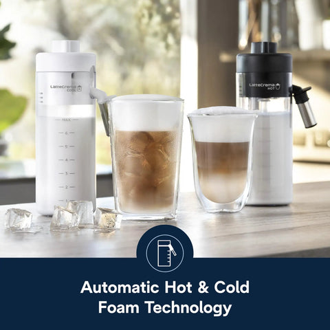 Explore Espresso Machine With Cold Brew And Milk Frother One Touch 50 Plus Drinks Built In Grinder Smartphone Compatible