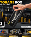 Hex Ferrule Crimping Tool Kit With Self-Adjusting Ratcheting Wire Crimper And 11-Type Terminal Assortment storage box