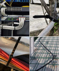 22 Inch Heavy Duty Zip Ties With 120 Pound Tensile Strength UV Resistant Black Cable Ties 50 Pack in various uses