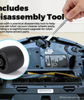 Disassembly tool with 2 Pack Front Caster Wheel Compatible With AV RV UR QR Series Models Including R101AE RV1001AE UR1100SRUS AV1002AE AV1010AE RV100AE And More With Disassembly Tool For Easy Replacement