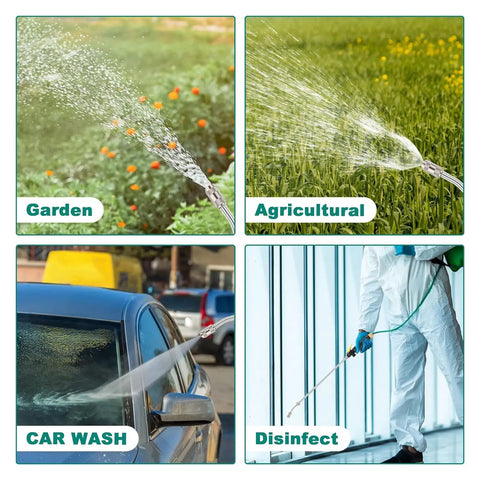 Stainless Steel Garden Sprayer Wand With Adjustable Nozzle 29 Inch Universal Three Eighths Inch Hose Fittings in various uses