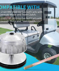 Primary Drive Clutch Replacement For EZGO TXT And RXV Golf Carts 2010 And Up Built Tough Aluminum Alloy And High Pressure Casting For Durability Replaces 672686 618684 644299 Fits EZGO TXT RXV 2010 Up Ready For Road. silver drive clutch with bolt for EZ-GO TXT RXV 2010-up gas golf carts