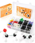 Portable Molecular Model Kit With P Orbitals 307 Pieces For Organic And Inorganic Chemistry Classes box and components displayed