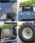 Controls and features of All Terrain Rubber Tracked Skid Steer Loader With Heavy Duty Build And High Flow Hydraulics For Farm Work