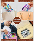Must Have 20 Pack Travel Toiletry Bottles Set With Leakproof Silicone Containers TSA Approved fits in purse handbag backpack suitcase