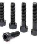 Heavy Duty Quarter Inch 28 Threads Per Inch Socket Head Cap Screws Three Quarter Inch Long Alloy Steel Black Oxide Finish