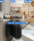 Invisible Magnetic Door Stop With Installation Kit No Drill Door Wedge Stopper For Inside Doors in various room settings