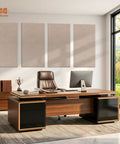 Oversized Self Adhesive Acoustic Wall Panels Made From Dense Polyester Fiber For Quiet Room Treatment And Bass Absorption Suitable For Home Studios Or Living Areas Delivers Premium Camel Color Paired With Quick Peel Stick Two Pack That Truly Slaps in modern office setting.
