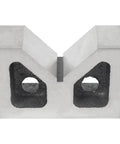 Heavy Duty Cast Iron V Block Set 4 x 2-1/4 x 2-5/8 Inches, Machined Square And Parallel, High Quality Workholding In Pairs For Large Jobs, Built Tough For Milling, Drilling And Fabrication. Front view