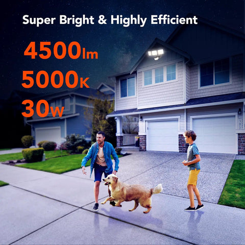 Heavy Duty 4500 Lumen Motion Sensor Outdoor Flood Lamp Delivers Crisp Illumination Without Glare Nonsense Features Rock Solid 180 Degree Coverage And 50 Foot Detection Range To Level Up Your Driveway Or Yard Security Game