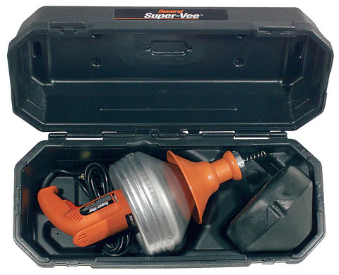 Gutsy Plug Pulling Hand Held Plumber Snake Rig Featuring Two Heavy Duty Flex Core Cables Designed To Smoothly Clear Stubborn Sink And Tub Blockages For Home Projects in case.