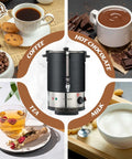 100 Cup Coffee Maker Urn For Events And Catering Large Double Wall Stainless Steel Percolator Dispenser with beverages