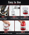 Two In One Bearing Packer And Seal Puller Tool Kit step-by-step usage instructions for hub maintenance