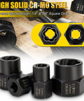 Beast 35 Piece Bolt Extractor Kit for removing damaged rusted frozen or rounded bolts, nuts, and screws, chrome molybdenum steel.