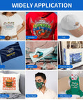 50 Sheets DTF Transfer Film Eight Point Five By Eleven Clear Transfer Paper For Inkjet Printers PET Heat Transfer Display