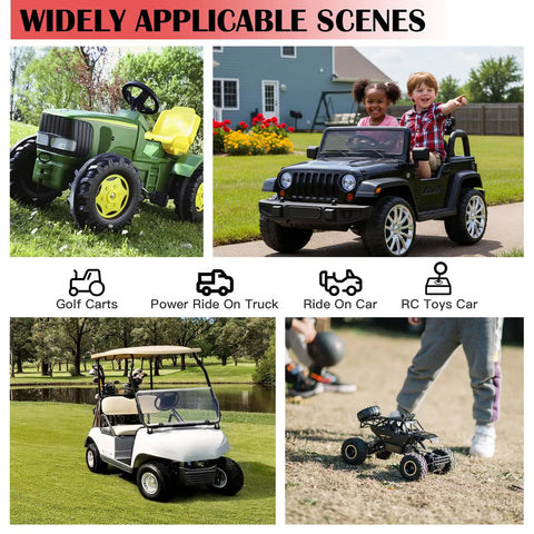 Various ride-on toys and RC car compatible with Two Pack 18V Battery Adapters For M18 Compatible, Power Wheel Adapter Kit