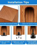 Installation tips for Heavy Duty Furniture Levelers 12 Pack Adjustable Leveling Feet With T Nut Kit for tables and cabinets.
