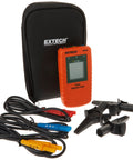 Phase Sequence Tester With LED Indicators For Onsite Checks Verifies Three Phase Wiring Instantly, Confirms Live Wire Status And Motor Rotation Direction Before Startup, Compact CAT III 600V Electrical Tool with cables and carrying case
