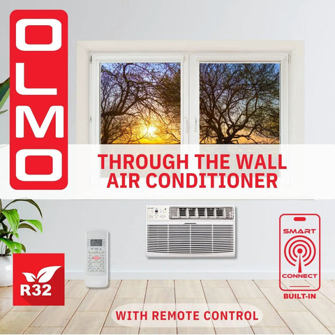 12000 Btu 115V Through The Wall Air Conditioner With Smart Controls Delivers Total Chill For Homes And Offices This Cooling Only Model Offers No Sweat Setup And Reliable R32 Compressor Keeping Things Crisp All Summer Long