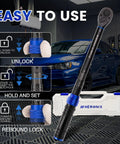 Half Inch Drive Click Torque Wrench With 10 To 180 Ft Lb Range, 72 Tooth Dual Direction Ratchet in automotive garage