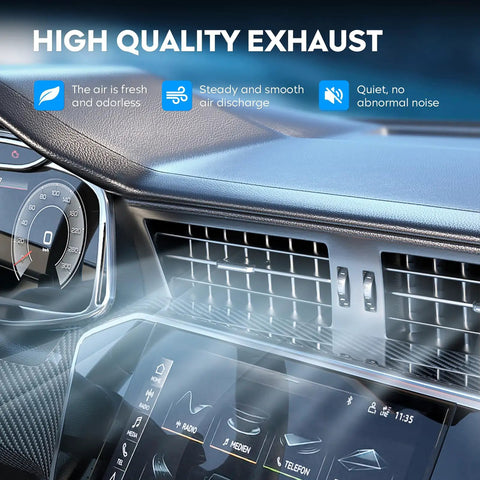 High quality exhaust with vents showcasing fresh air discharge and sleek dashboard for Honda Odyssey and Acura models.