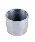 Rigid Threaded Coupling One And A Quarter Inch Pack Of Five Alloy Steel Construction Rustproof And Weather Ready Beefy Heavy Duty Shaft Connector For Industrial Piping And Mechanical Projects, threaded metal coupling