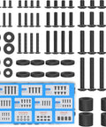 No Sweat Vesa Tv Mounting Hardware Kit Complete M4 M5 M6 M8 Screws With Washers And Spacers for big screen flat panels, organized hardware.