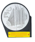 Slick Magnetic Base Angle Finder Protractor Gauge With Crisp Analog Dial Display for precision cuts 0-90 degrees.