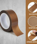 High Temp PTFE Teflon Tape For Heat Sealing And Impulse Sealers, Nonstick Adhesive Tape, Heat Resistant Tape, 1 Inch By 33 Feet Pro Grade