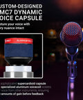 Close-up of V7 Dynamic Microphone For Singing, Speech And Studio Recording With Supercardioid Pattern, Aluminum Voice Coil